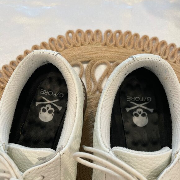 G/Fore Camo Gallivanter Limited Edition Golf Shoes Snow White Olive Size 8.5 - Picture 4 of 16